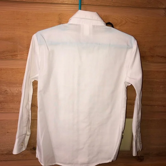 Tuxedo jacket black with white dress shirt size 4 Nautica